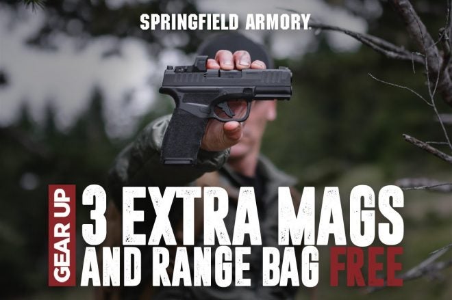 Springfield Armory Gear Up 2022: 3 Extra Mags + Range Bag FREE!