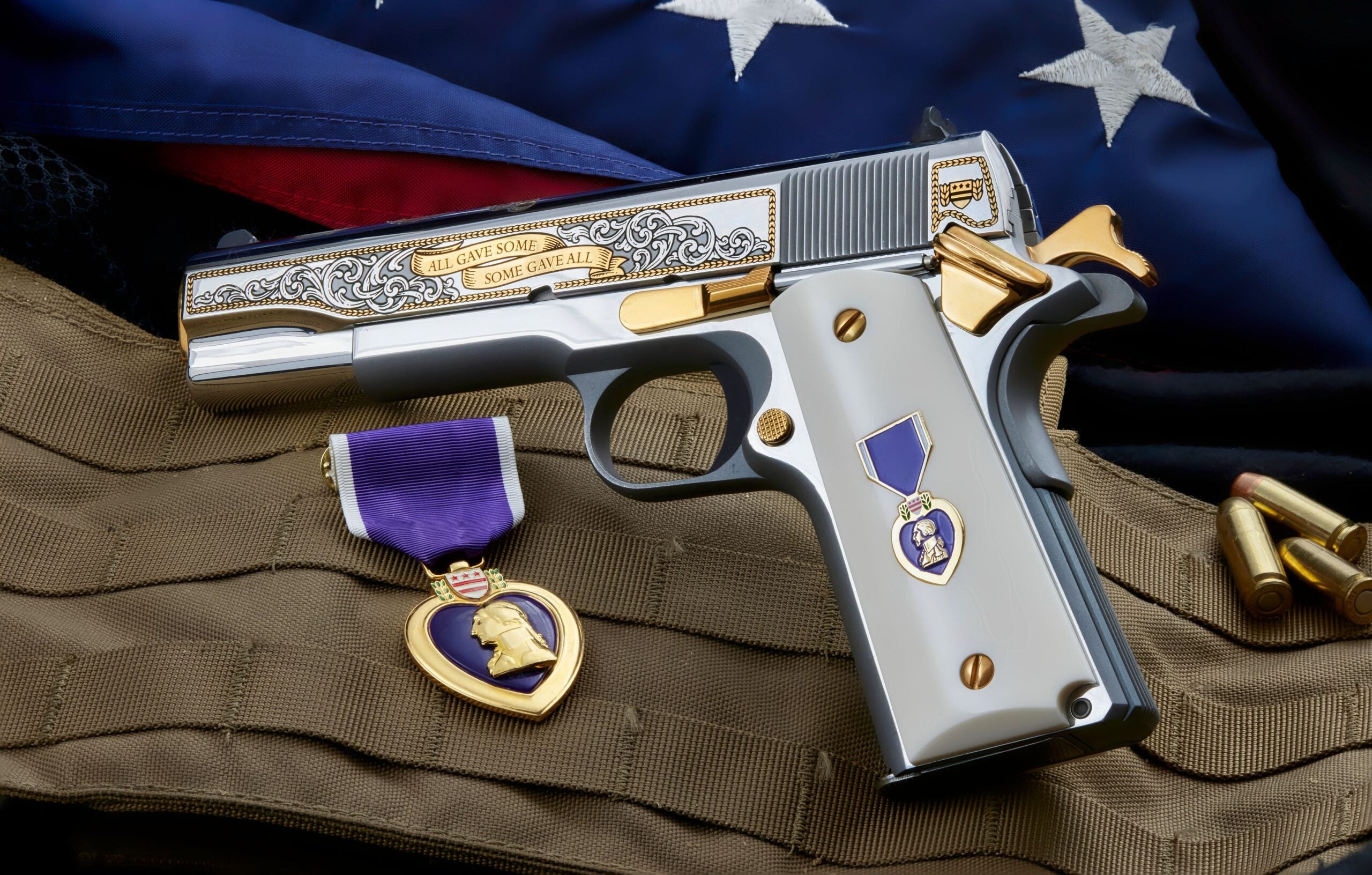 SK Customs Unveils New Purple Heart Colt 1911 Commemorative Pistol