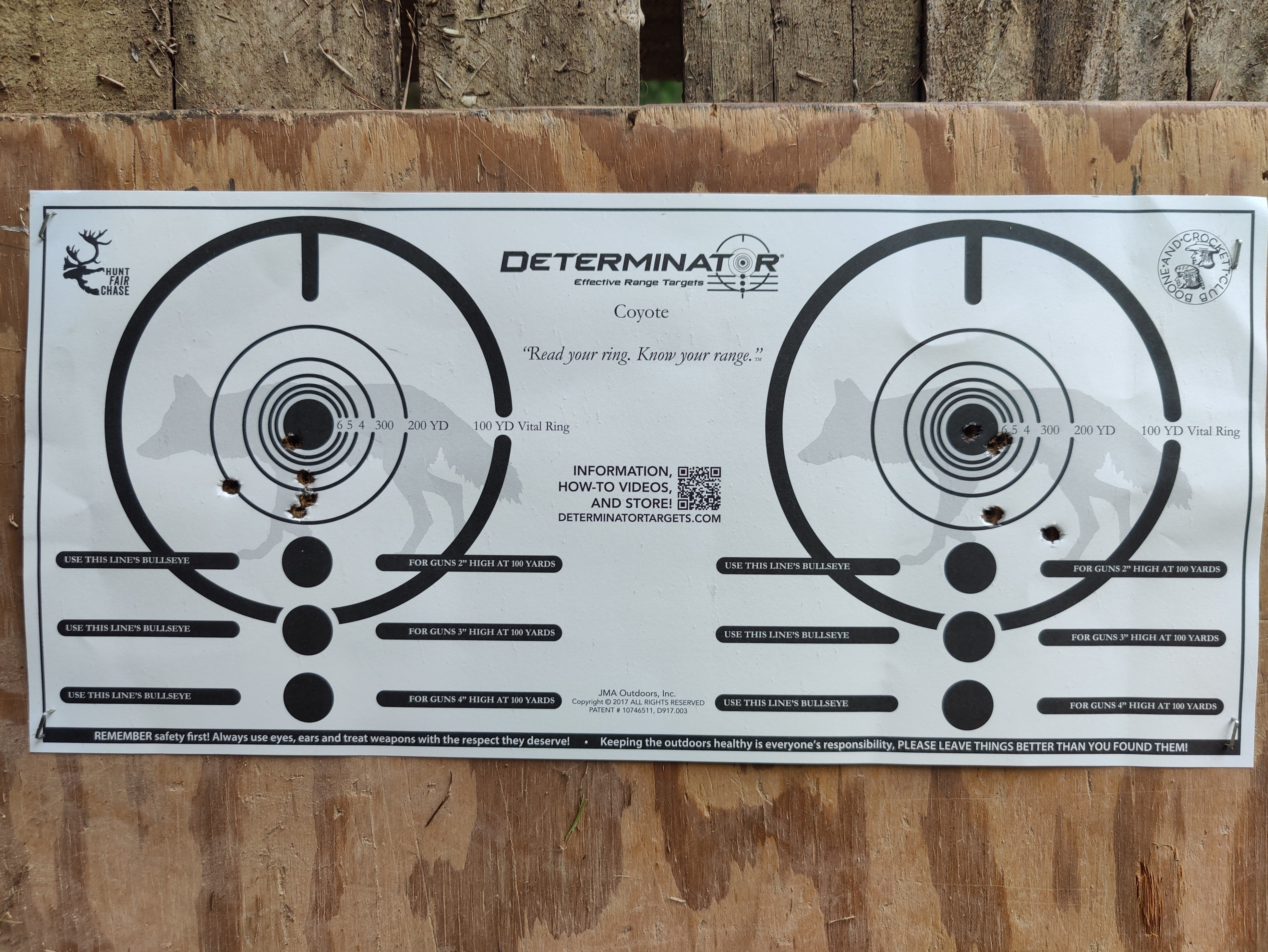 Determinator Effective Range Targets AllOutdoor AO