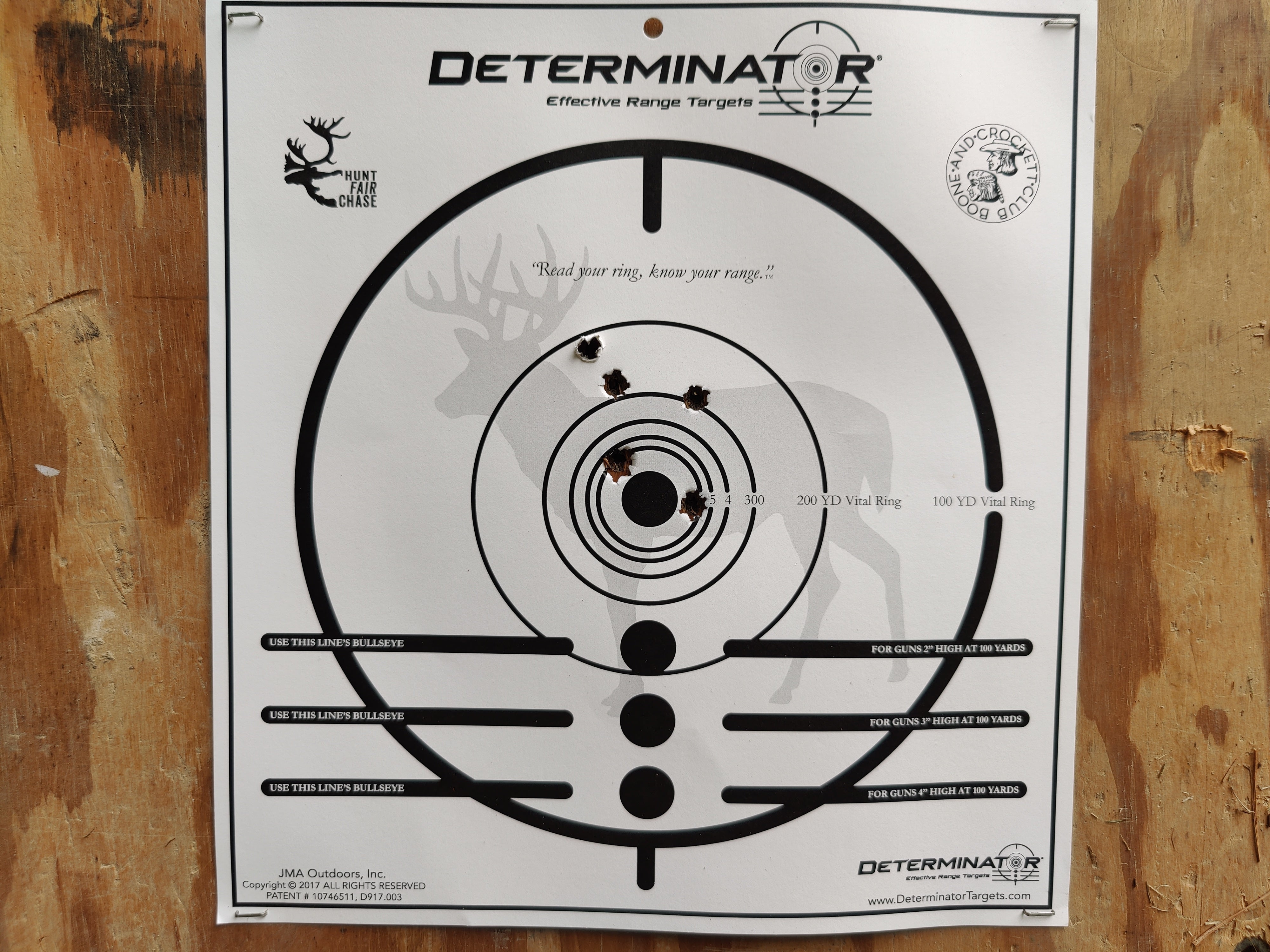 Determinator Effective Range Targets AllOutdoor AO