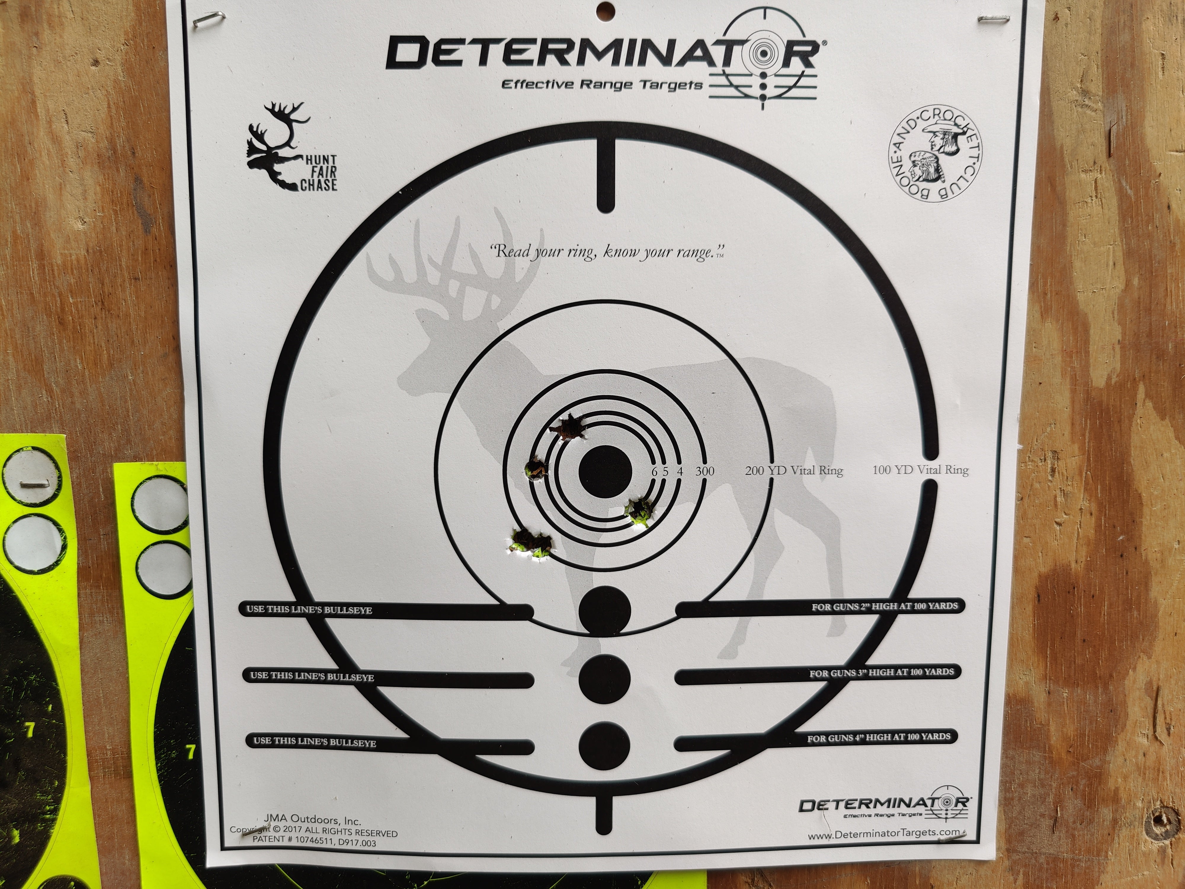 Determinator Effective Range Targets AllOutdoor AO