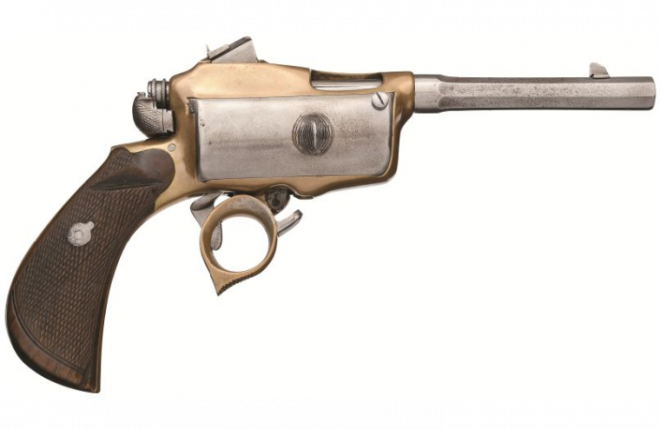 POTD: Reiger M1889 Manual Repeating Rotary Magazine Pistol POTD: Reiger M1889 Manual Repeating Rotary Magazine Pistol