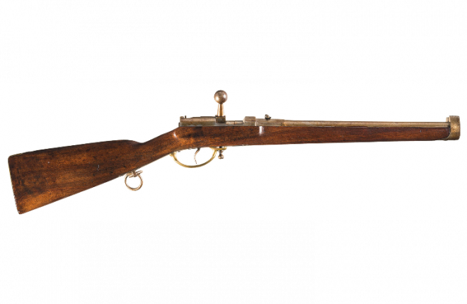 POTD: Rare Prussian Model 1857 Dreyse Needle-Fire Bolt Action Carbine POTD: Rare Prussian Model 1857 Dreyse Needle-Fire Bolt Action Carbine