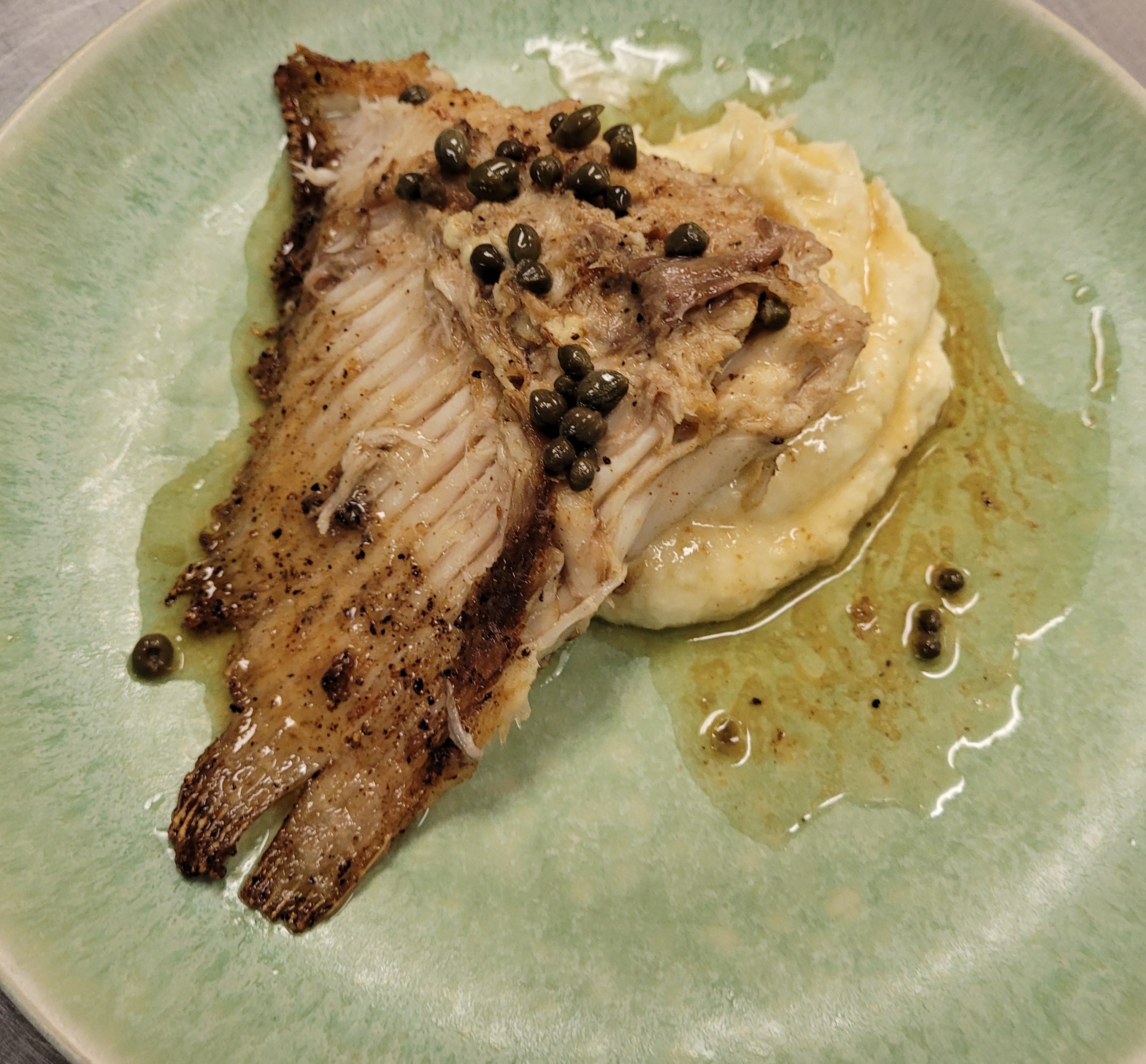 Cook your Catch: Brown Butter Skate Wing with Parsnips