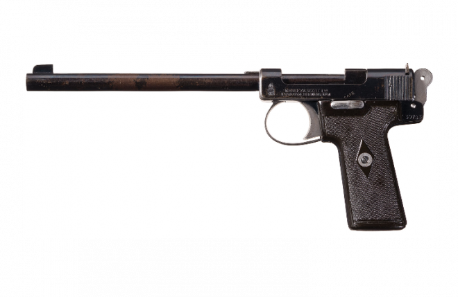 POTD: Scarce Webley & Scott Model 1911 Single Shot Pistol