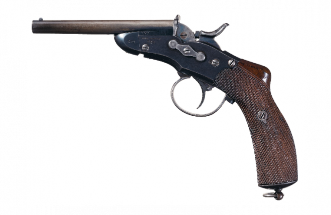 POTD: Two Brothers and Barrels – Nagant Model 1877 Rolling Block Pistol POTD: Two Brothers and Barrels – Nagant Model 1877 Rolling Block Pistol