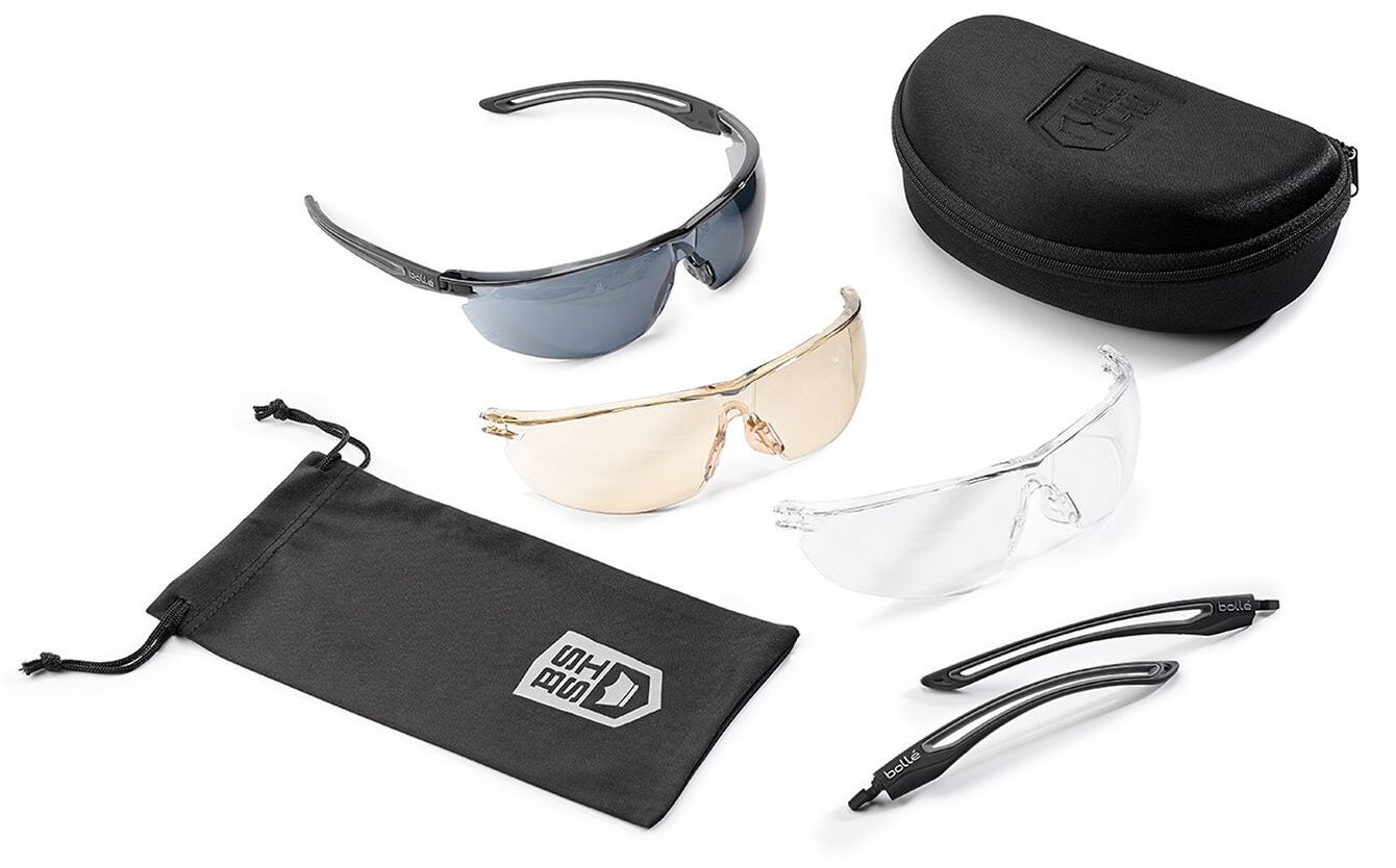 New Gunfire Kit 2.0 Safety Glasses from Bolle Safety New Gunfire Kit 2.0 Safety Glasses from Bolle Safety