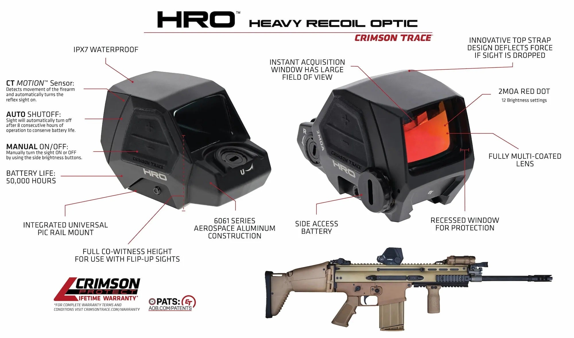 Heavy Metal: The New Crimson Trace HRO - Heavy Recoil Optic