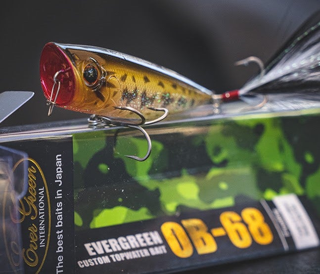 Daiwa Evergreen OB-68 Custom Topwater Bait – New Color Patterns