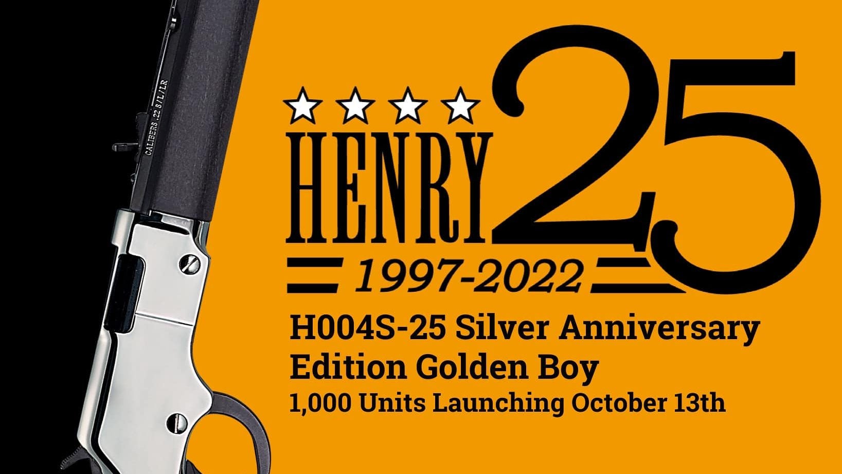 Henry Launches the Golden Boy Silver Anniversary Edition Rifle Henry Launches the Golden Boy Silver Anniversary Edition Rifle