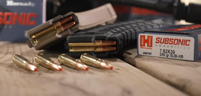 Hornady Releases 7.62×39 Subsonic Sub-X Ammunition