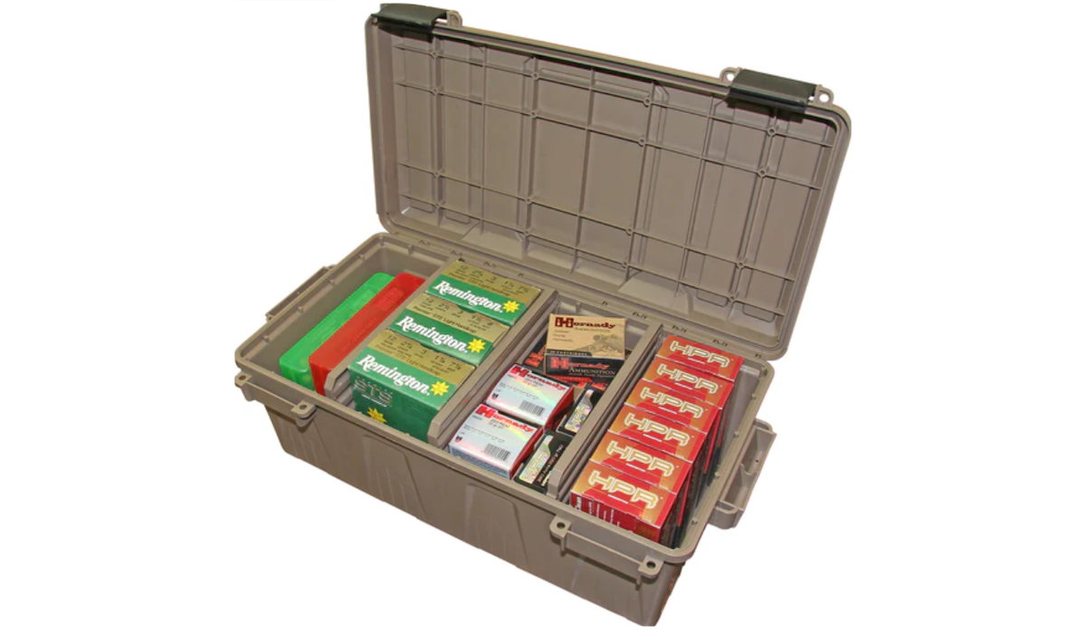 The NEW Ammo Crate Divided Utility Box From MTM CASE-GARD The NEW Ammo Crate Divided Utility Box From MTM CASE-GARD