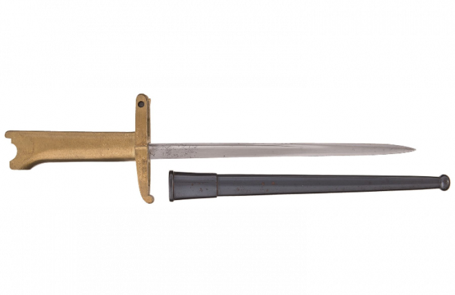 POTD: Pritchard-Greener Revolver Bayonet with Sheath