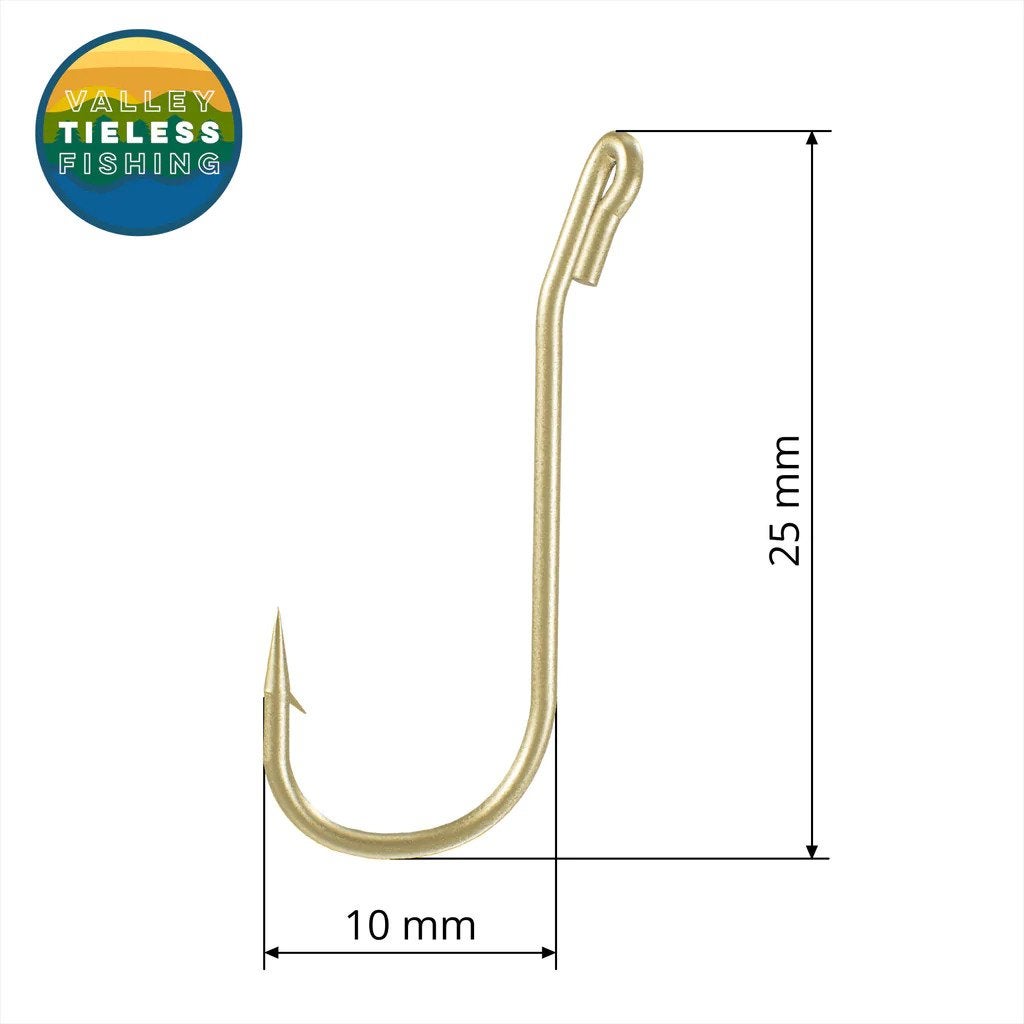 Valley Tieless Fishing Tackle EZ Hook: No Knots No Fuss