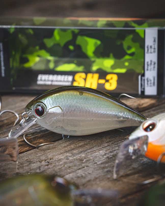 Evergreen adds Extensive Colors to SH-3 Crankbait