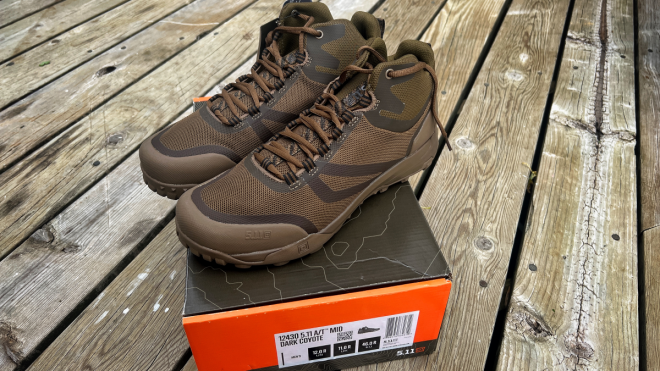 AllOutdoor Review: 5.11 Tactical A/T Mid Boot - Dark Coyote