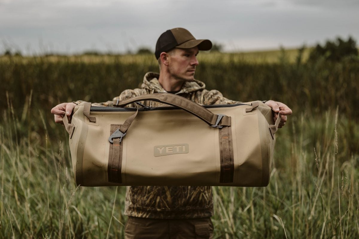 YETI Panga 50L Dry Duffel Bag in Tan Yeti