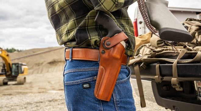 Galco DAO Belt Holster – NEW Fit for the 6″ Colt Anaconda