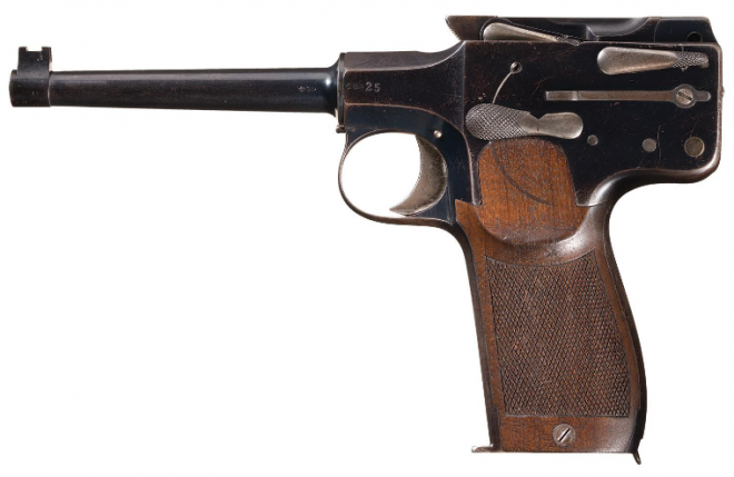POTD: Another Failure – The Schwarzlose 1900 Toggle-Delayed Pistol
