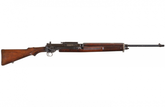POTD: What a Chunk! – Vickers-Berthier Model 1919 Semi-Automatic Rifle