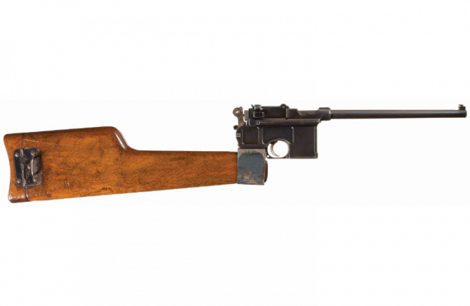 POTD: The First Broomhandle Carbine – Early System Mauser Model 1896