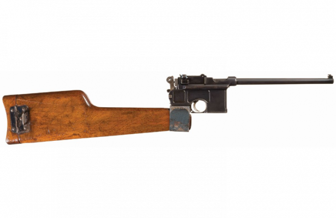 POTD: The First Broomhandle Carbine – Early System Mauser Model 1896 POTD: The First Broomhandle Carbine – Early System Mauser Model 1896