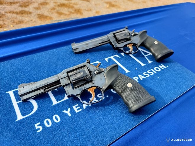 [SHOT 2023] Beretta’s Manurhin MR73 Sport 6″ & MR73 Gendarmerie 4″