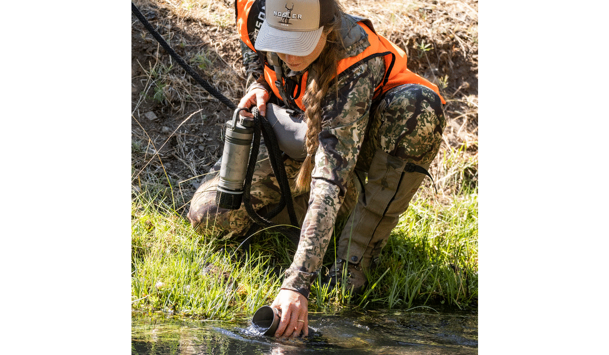 Grayl Ti Ultrapress Titanium Bottle from Nosler