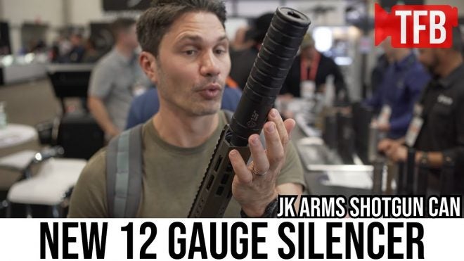 [SHOT 2023] TFBTV – Inexpensive JK Arms 12 GA Shotgun Suppressor