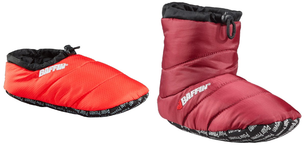 Baffin Cush booties camping insulated slippers