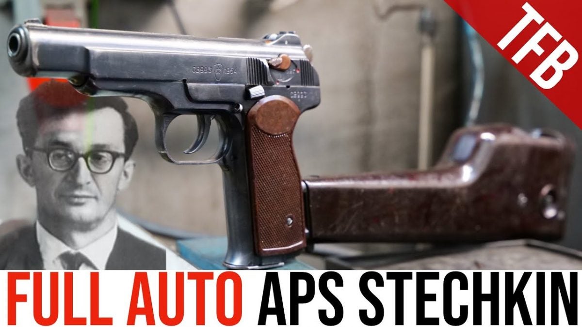 TFBTV – The APS Stechkin Machine Pistol (That We
Broke)