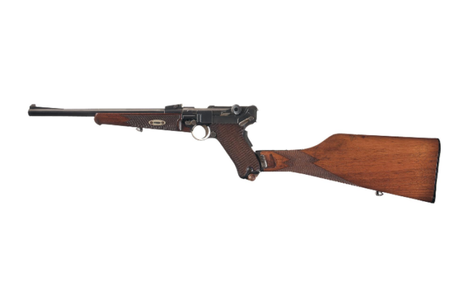 POTD: At a Time When Everything Needed a Stock – 1902 Luger Carbine
