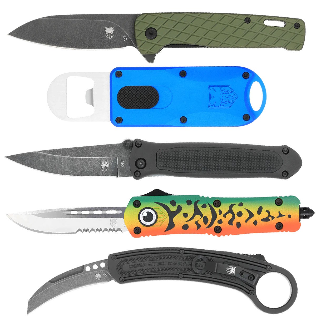 COBRATEC KNIVES OTF KNIFE FOLDING KNIFE OTF KARAMBIT