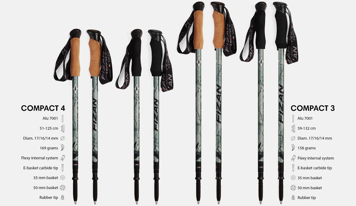 Hiking Poles Adjustable Poles Appalachian Trail Gear kaviso fizan Trail-tested Hiking Poles