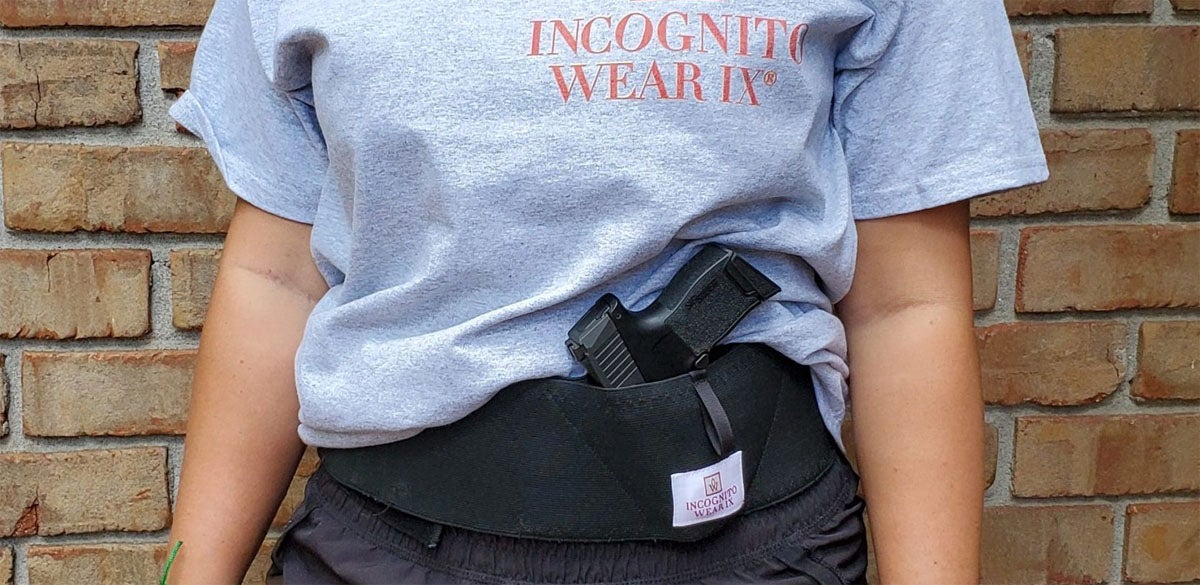 Incognito Wear IX Bellyband Built In Trigger Guard Comfortable Elastic Guard HolsterStrix