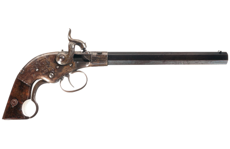 NextImg:POTD: A Leather Cartridge? - Marston Breech Loading Single Shot Pistol