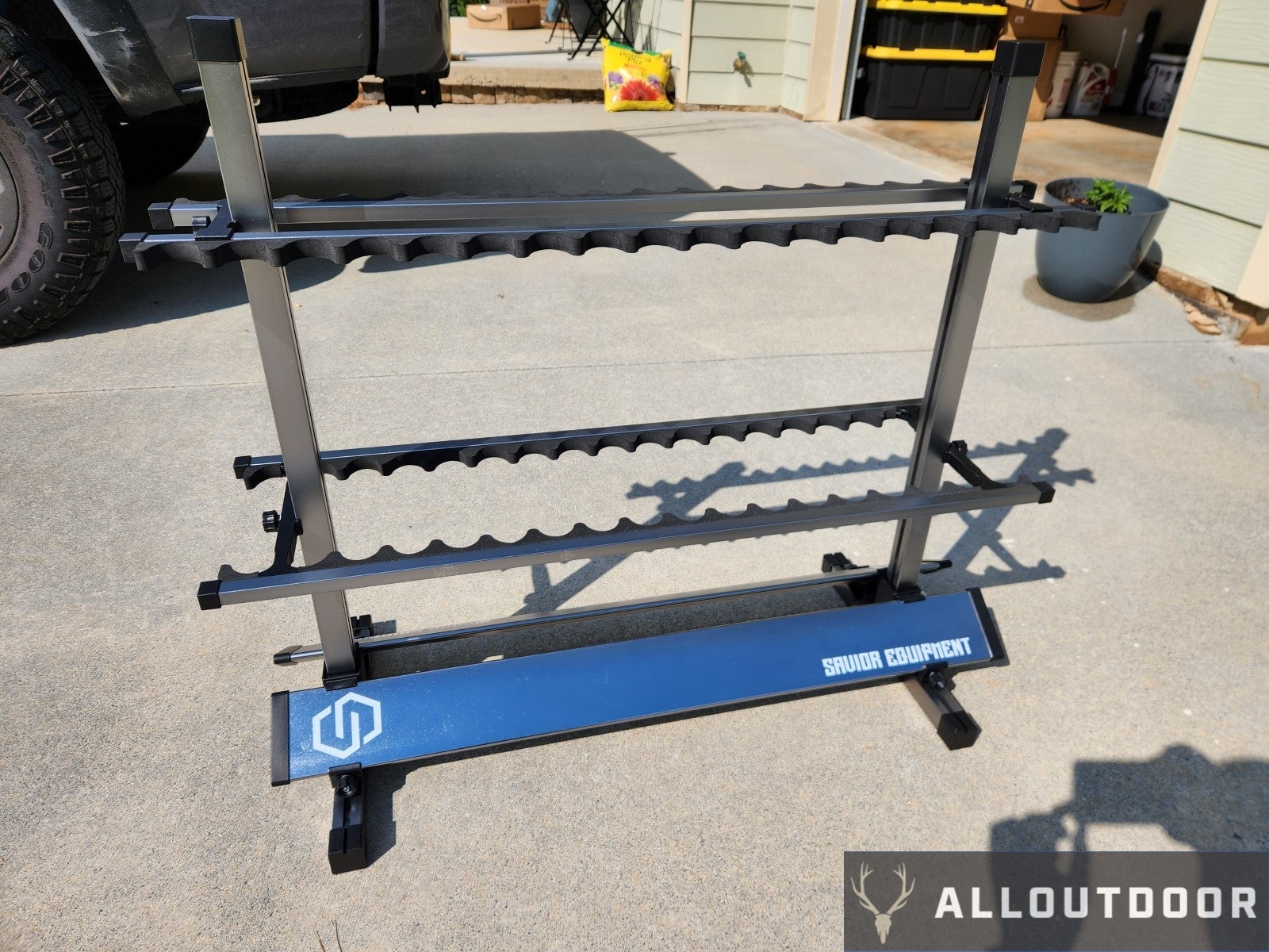 AllOutdoor Review - Savior Equipment Aluminum Fishing Rod Rack