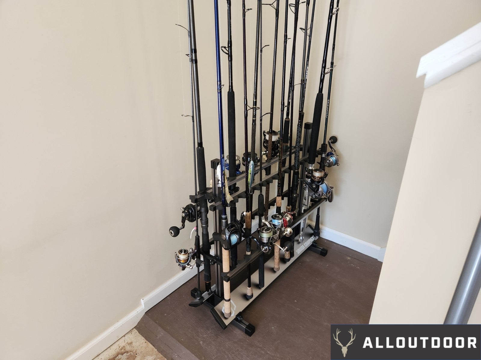 AllOutdoor Review - Savior Equipment Aluminum Fishing Rod Rack