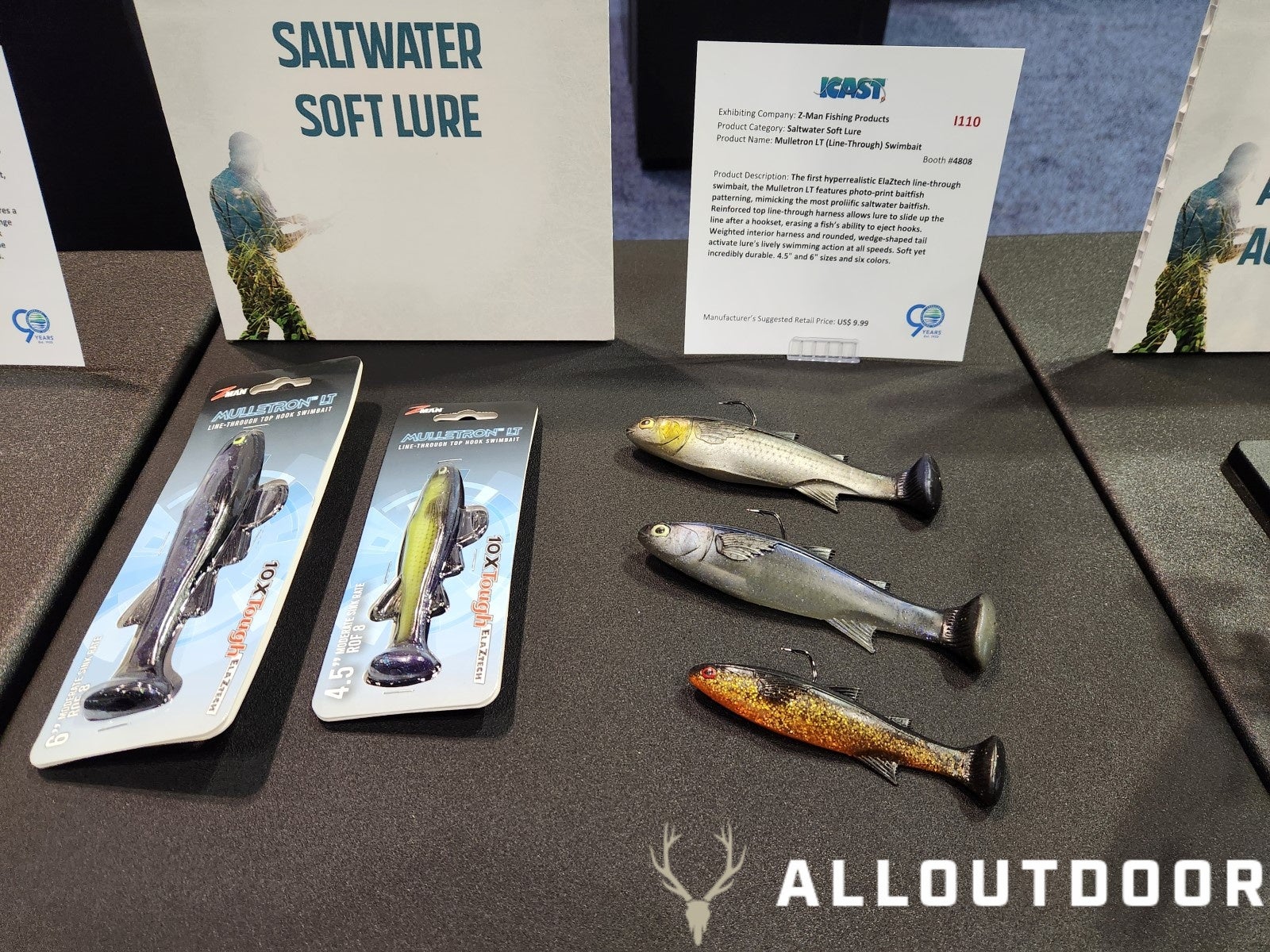 [ICAST 2023] Zman Mulletron LT - Best Soft Saltwater Lure of Show