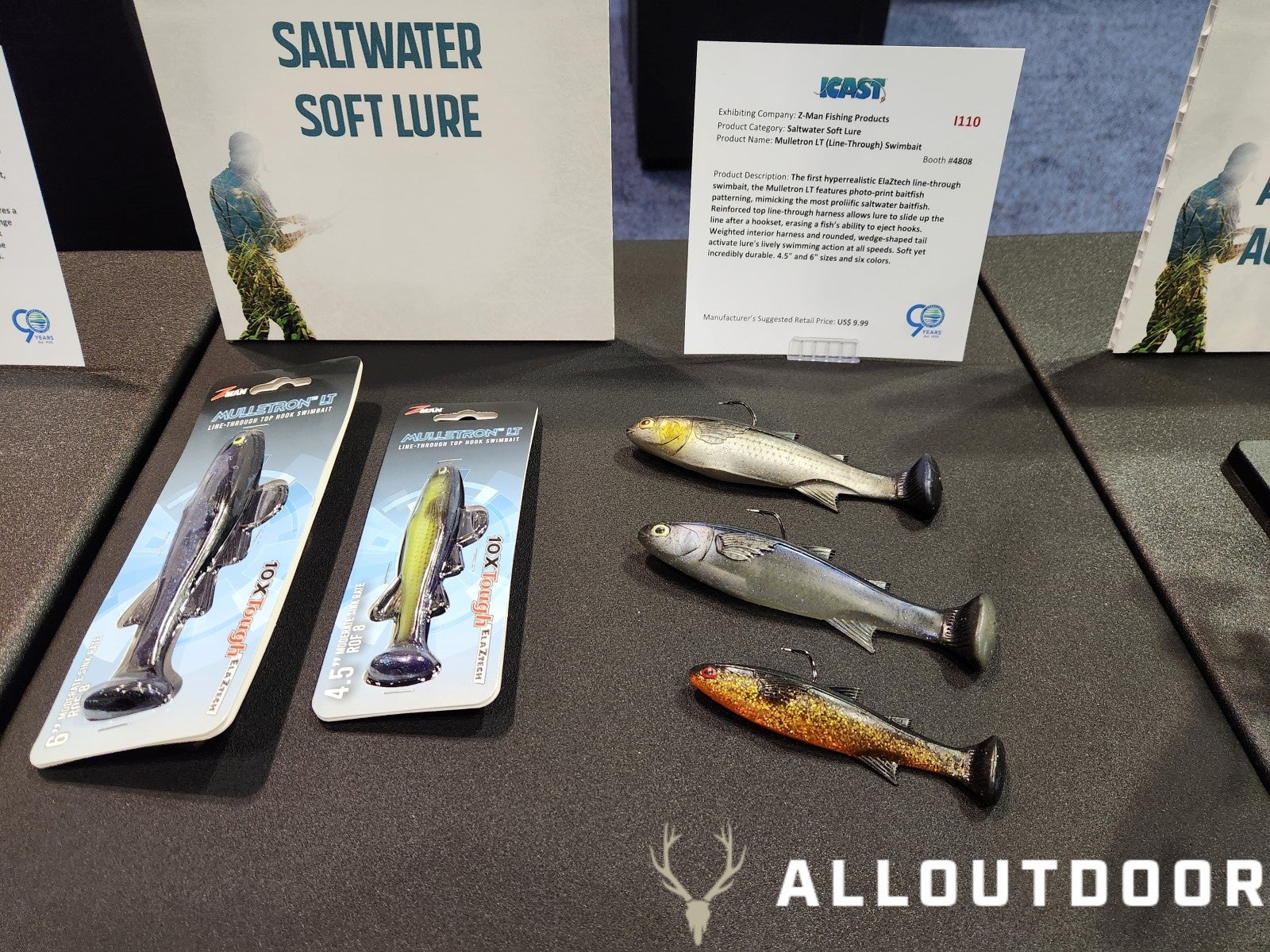 ICAST 2023] Zman Mulletron LT - Best Soft Saltwater Lure of Show