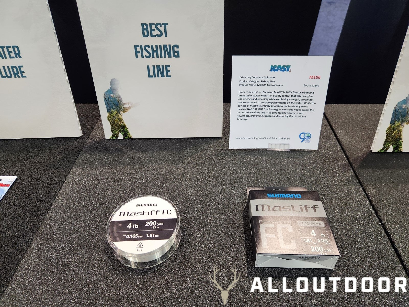 [ICAST 2023] Shimano's Mastiff FC Best in Category Fishing Line