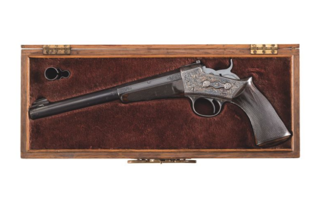 POTD: Would You Roll With It? – Remington Model 1901 Rolling Block Pistol