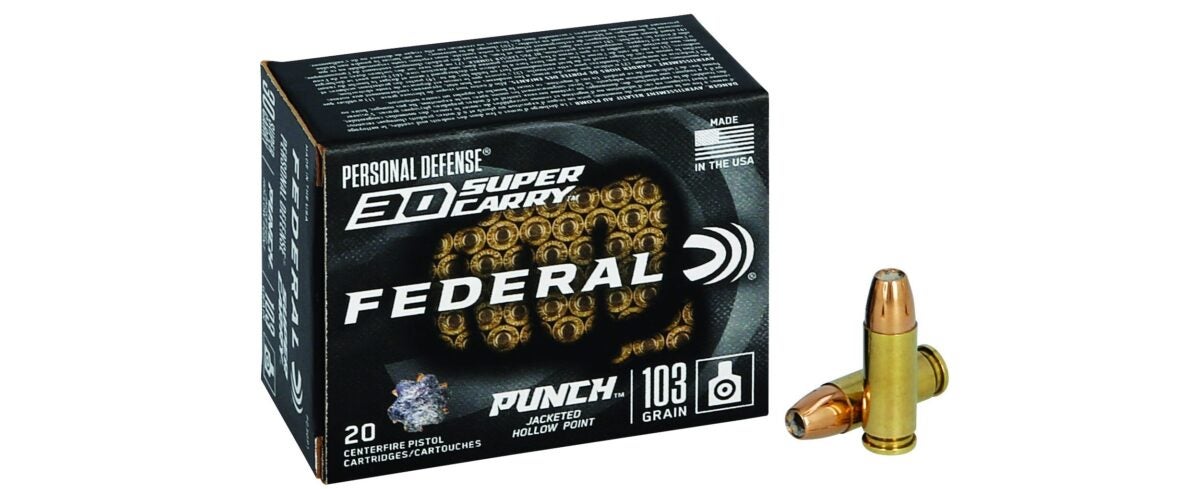 Personal Defense Punch 30 Super Carry 103 Grain load