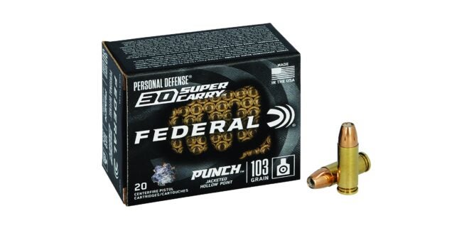 NEW Federal Premium Personal Defense Punch 30 Super Carry 103 Grain