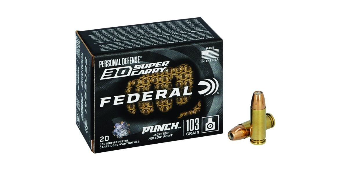 NextImg:NEW Federal Premium Personal Defense Punch 30 Super Carry 103 Grain