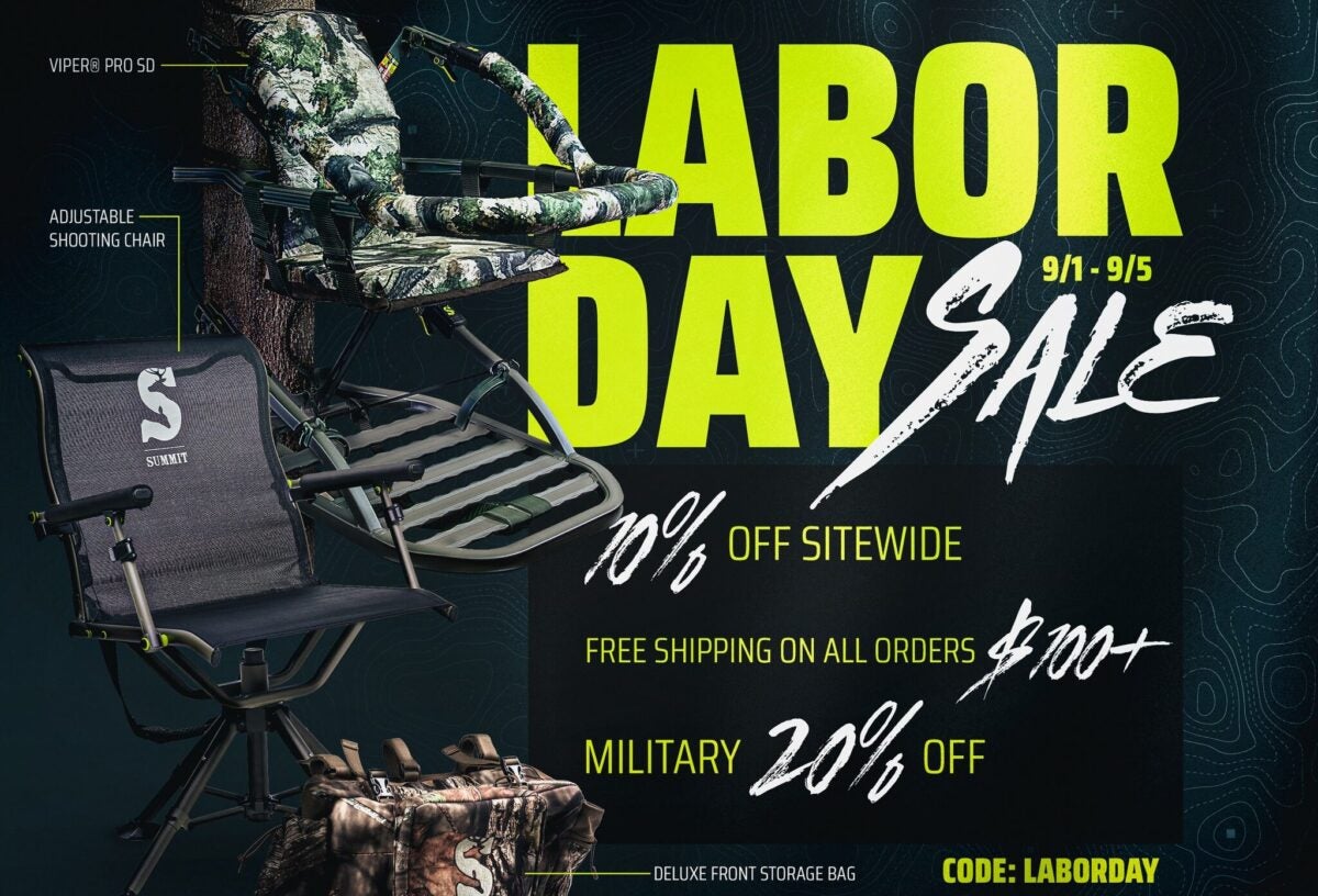 Labor Day Promotions! - 5.11, Moultrie, Code Blue, Summit Treestands