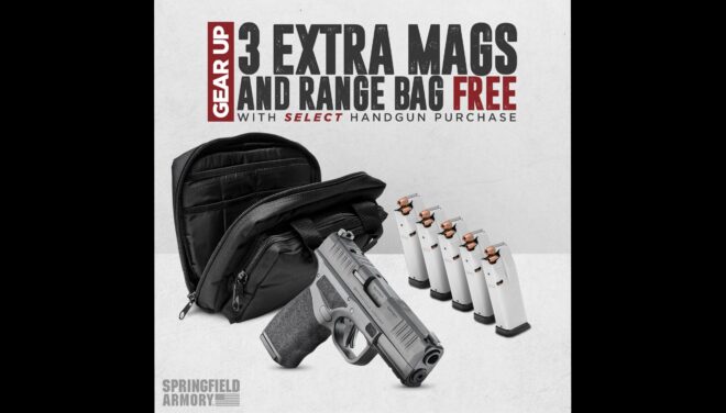 Springfield Armory Gear Up Promotion – 3 Extra Mags & Range Bag FREE