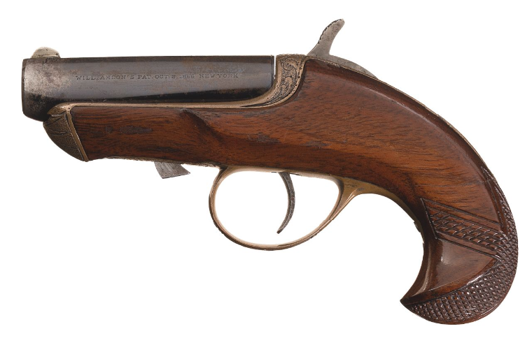 POTD: Early Adaptation - Williamson Derringer with Percussion Adapter