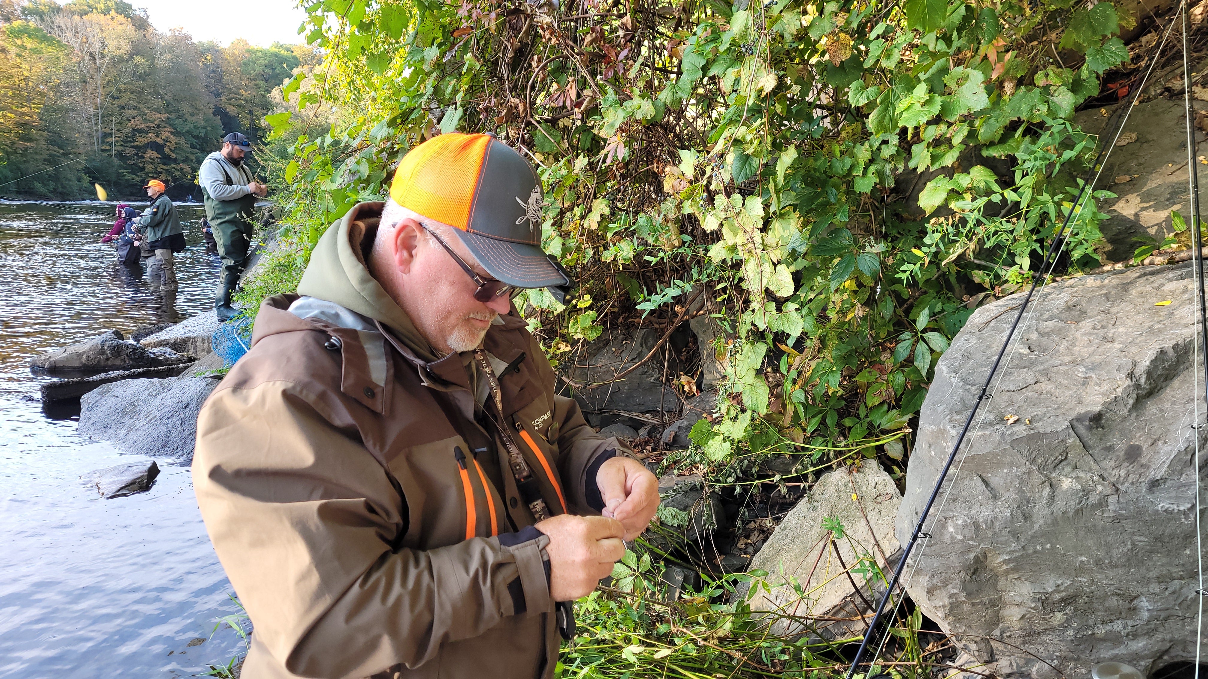 Salmon Fishing the Salmon River with Eric Henderson of Combat Fishing