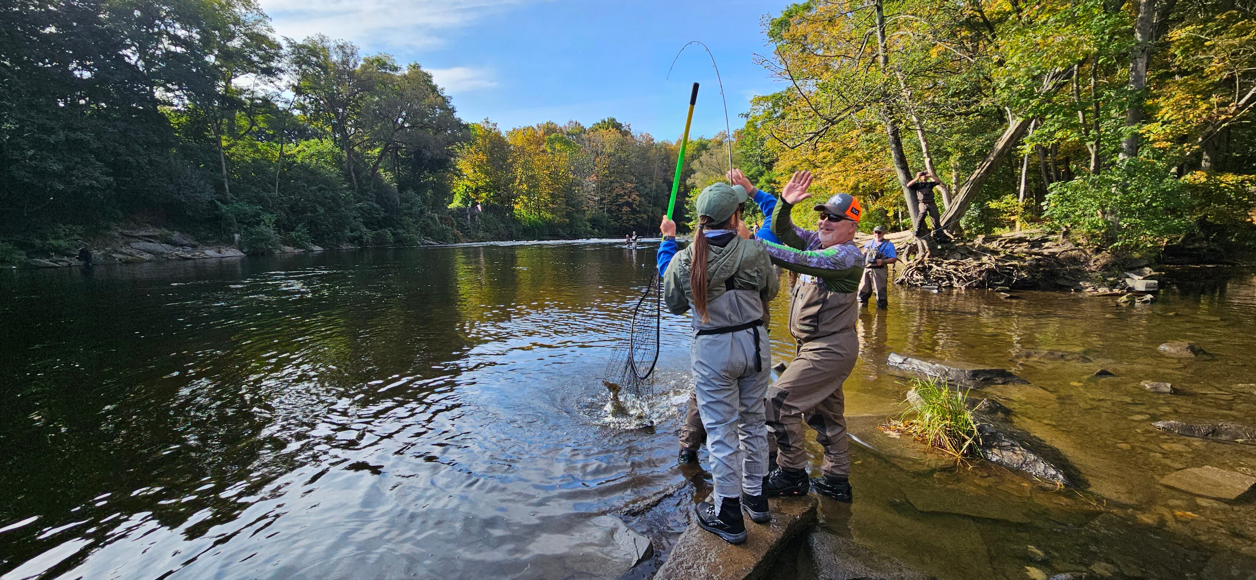 Salmon Fishing the Salmon River with Eric Henderson of Combat Fishing